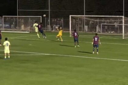 هدف حمزة عبد الكريم الأول مع برشلونة