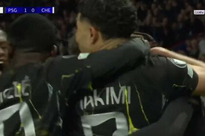 هدف باريس سان جيرمان الأول ضد تشيلسي - برادلي باركولا (دوري أبطال أوروبا)