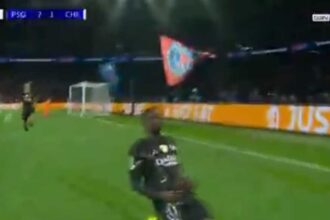 هدف باريس سان جيرمان الثاني ضد تشيلسي - عثمان ديمبلي (دوري أبطال أوروبا)