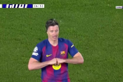 هدف برشلونة السادس ضد نيوكاسل - ليفاندوفسكي (دوري أبطال أوروبا)