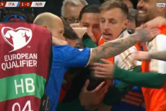 هدف إيطاليا الأول ضد أيرلندا الشمالية - تونالي (تصفيات كأس العالم)