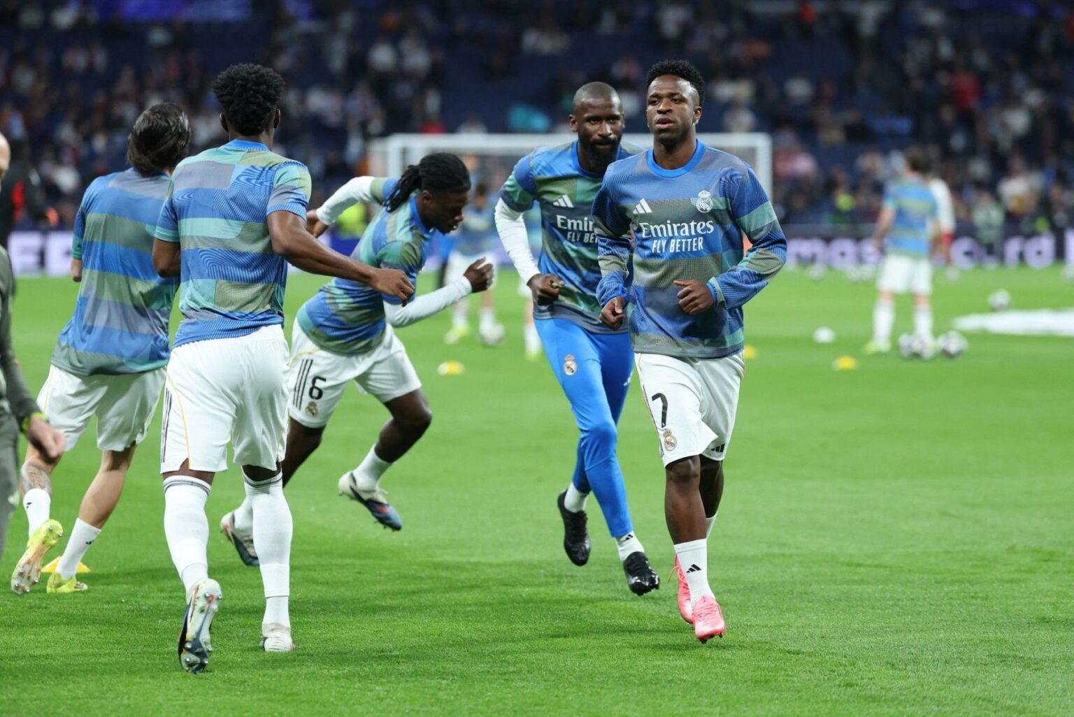 ريال مدريد يختتم تحضيراته لمواجهة مانشستر سيتي وسط غياب مبابي