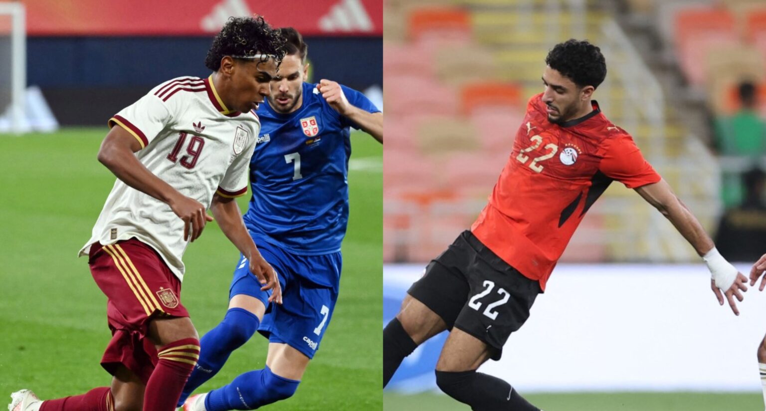 تشكيلات الفرق: إسبانيا - مصر في المباراة الودية 2026