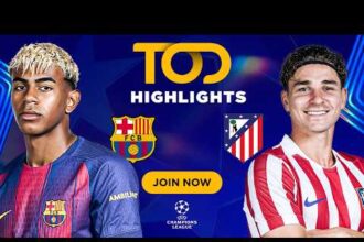 ملخص فوز أتلتيكو مدريد على برشلونة 2-0 (دوري أبطال أوروبا)