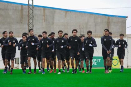 تحت الأمطار.. منتخب الناشئين يخوض مرانه الأخير قبل مواجهة ليبيا