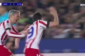 هدف أتلتيكو مدريد الأول ضد برشلونة - خوليان ألفاريز (دوري أبطال أوروبا)