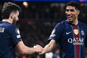 حكيمي يكشف رد فعله بعد فوز باريس سان جيرمان في ذهاب ربع نهائي دوري الأبطال