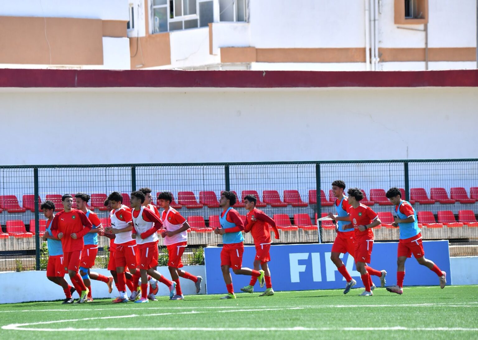 المنتخب المغربي لأقل من 17 سنة ينهي تحضيراته لمواجهة ليبيا