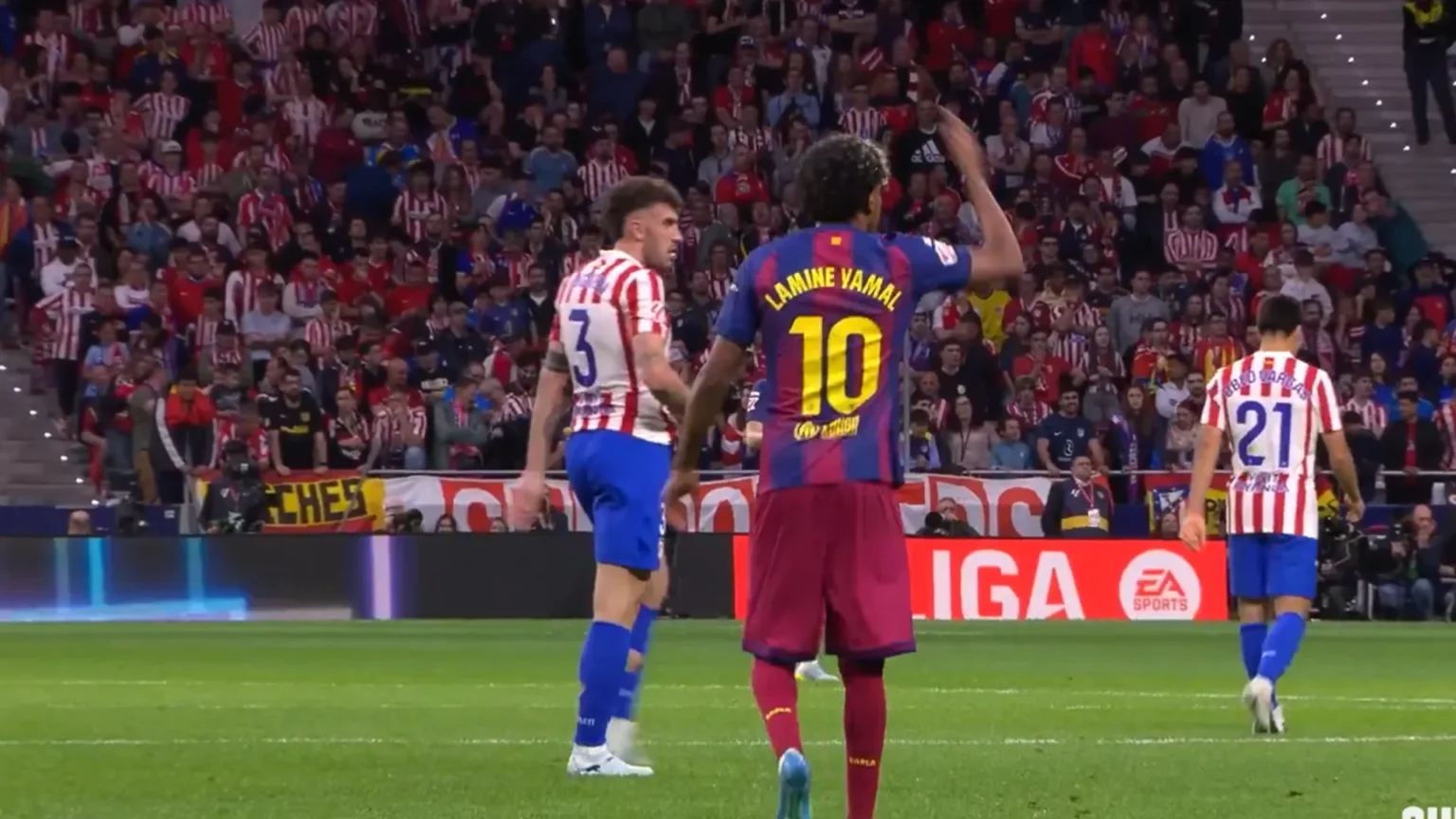 الكشف عن الشخص الذي أثار غضب لامين يامال بعد الفوز أمام أتلتيكو مدريد